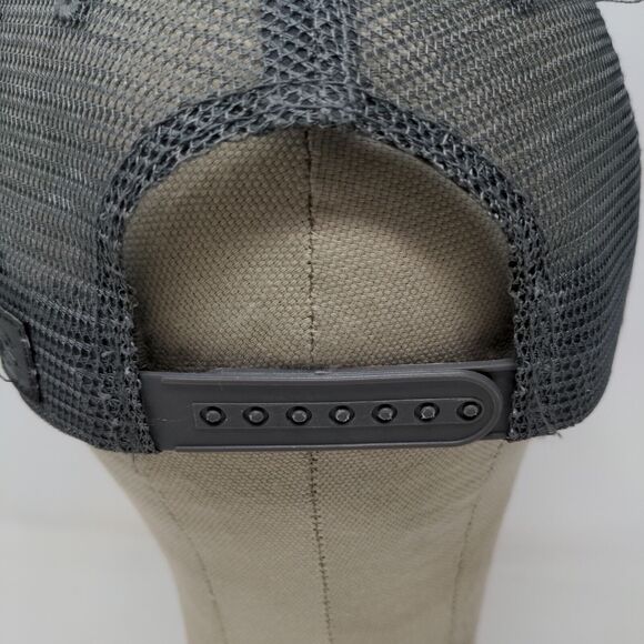 Uluru Colorado Snapback Mesh Back Hat Black OSFM Embroidered Logo - Picture 8 of 12